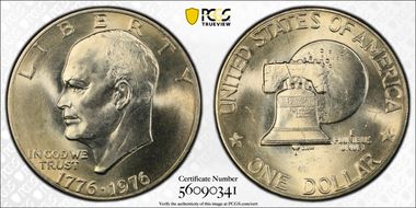 1976 $1 Type 2 MS66+