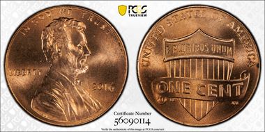 2016 1C Shield MS67RD