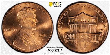 2010-D 1C Shield MS67RD