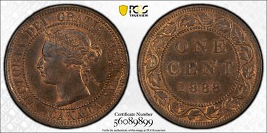 1888 1C MS64RB