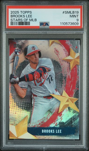 2025 Topps Stars Of Mlb Brooks Lee #Smlb19 Mint 9 front