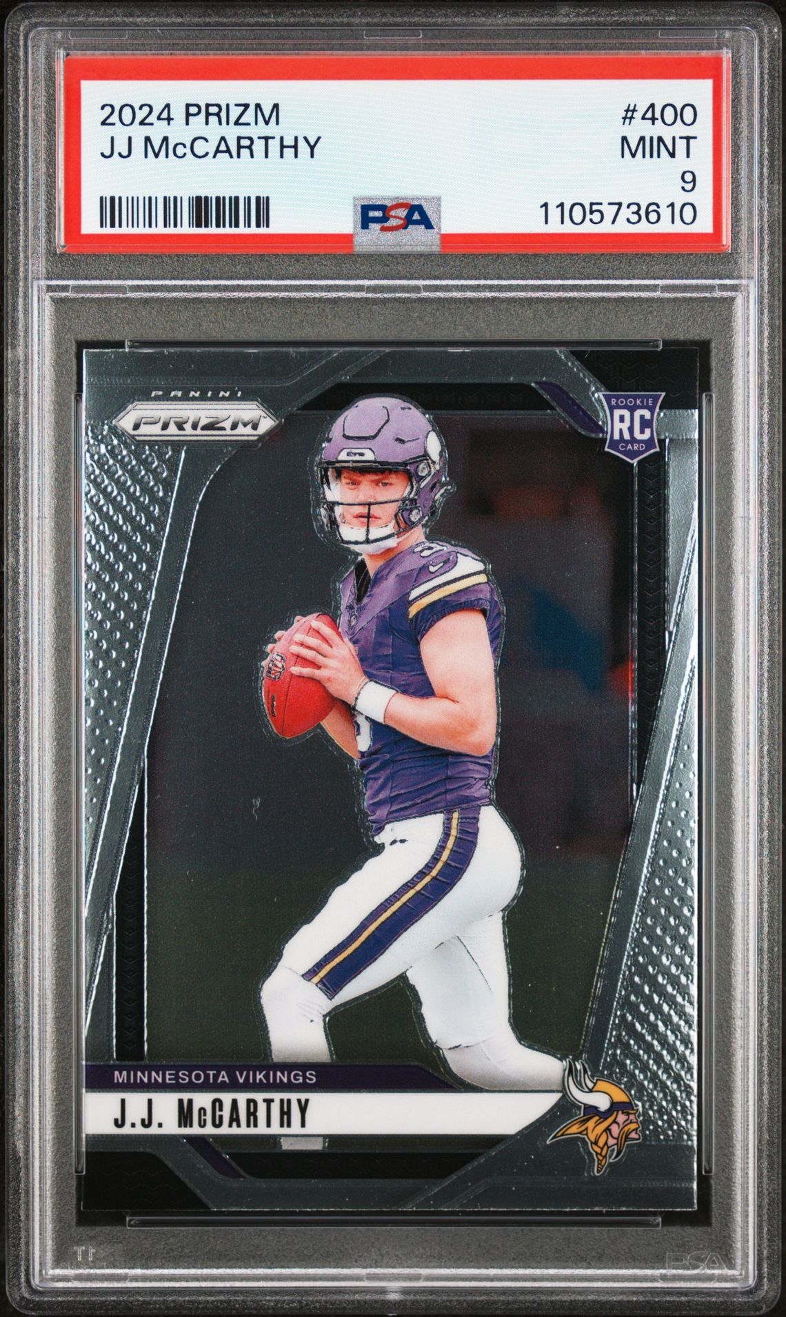 2024 Panini Prizm Jj Mccarthy #400 Mint 9 front