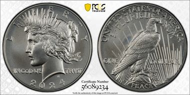 2024 $1 Peace Dollar MS69