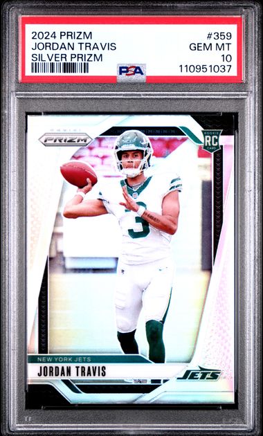 2024 Panini Prizm Jordan Travis #359 (Silver Prizm) Gem Mt 10 front