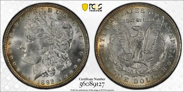 1892 $1 MS64