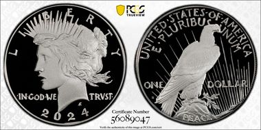 2024-S $1 Peace Dollar First Strike PR70DCAM
