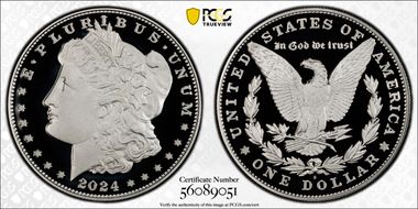 2024-S $1 Morgan Dollar First Strike PR70DCAM