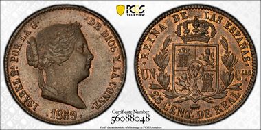 1859 25C Segovia MS63BN