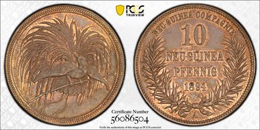 1894-A 10 Pfg J-703 MS63BN