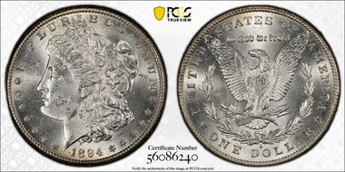 1894-S $1 MS63