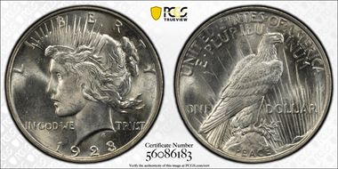 1923 $1 MS63