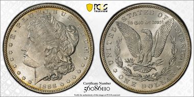 1888 $1 MS62