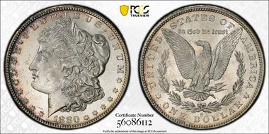 1880-S $1 MS62