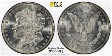 1878-S $1 MS62