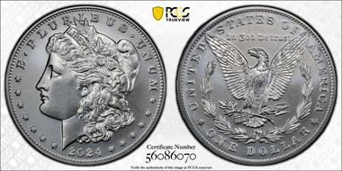 2024 $1 Morgan Dollar MS69