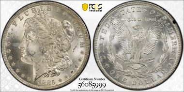 1885-O $1 MS62