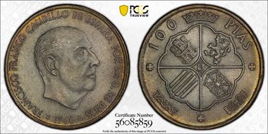 1966 100 P (1967) MS65