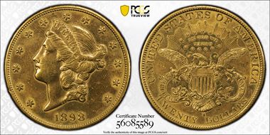 1898-S $20 N1