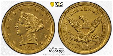 1852 $2.50 N1
