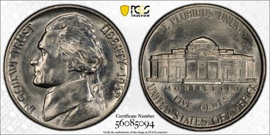 1939 5C Doubled Monticello N1