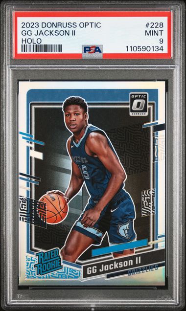 2023 Panini Donruss Optic Gg Jackson Ii #228 (Holo) Mint 9 front
