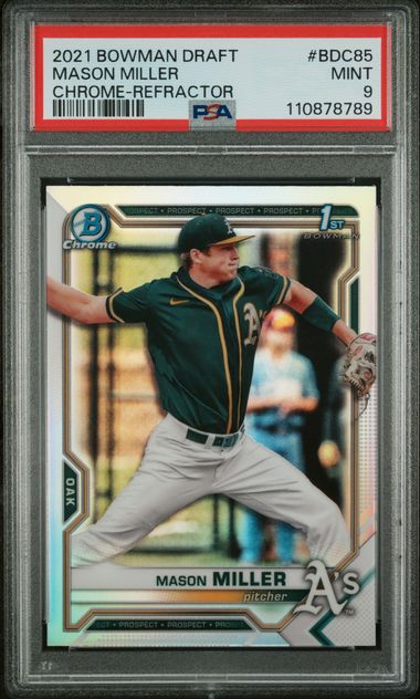 2021 Bowman Refractor #BDC-85 Miller front