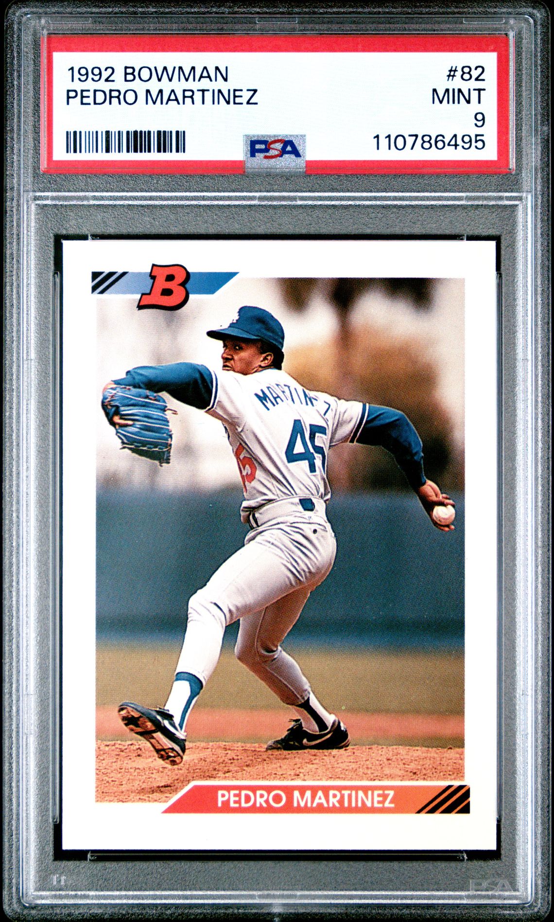 1992 Bowman #82 Pedro Martinez front
