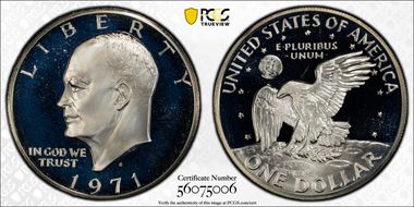 1971-S $1 Silver PR68DCAM