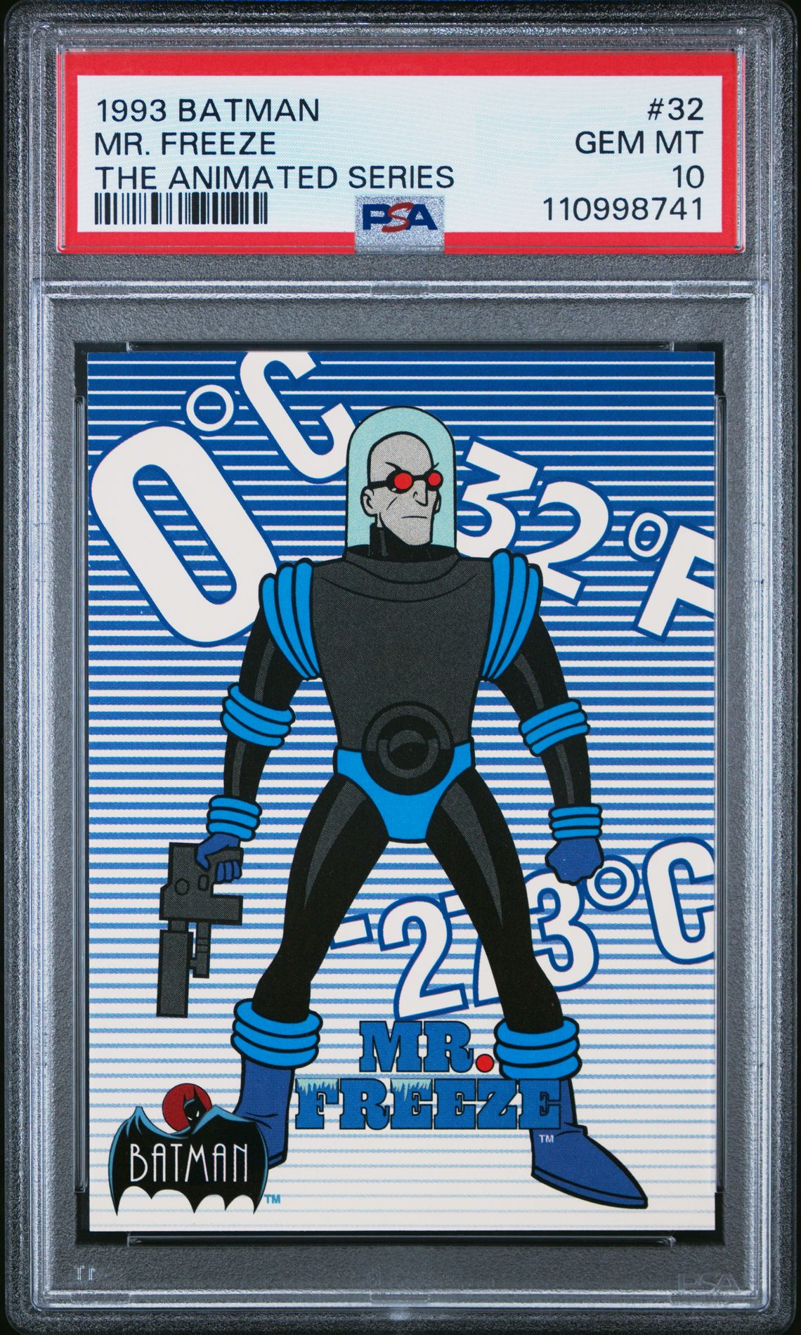 1993 Topps TOPPS BATMAN THE ANIMATED SERIES #32 Mr. Freeze front