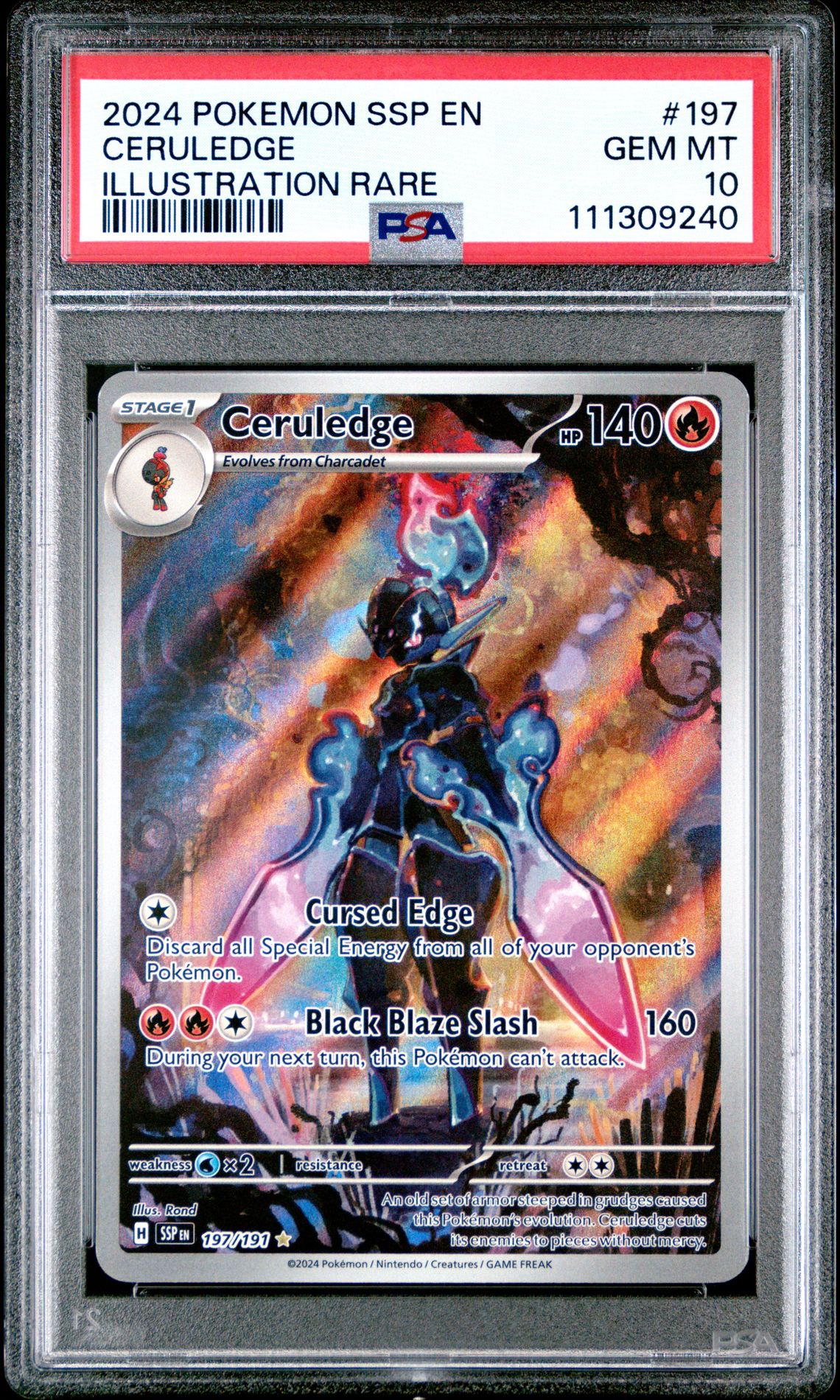 2024 Pokemon #197 Ceruledge front