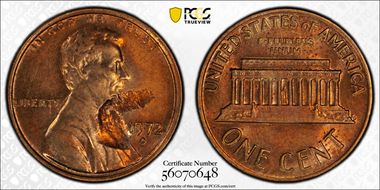 1972-D 1C AU58BN
