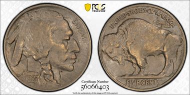 1927-S 5C 2 Feathers, FS-401 N1