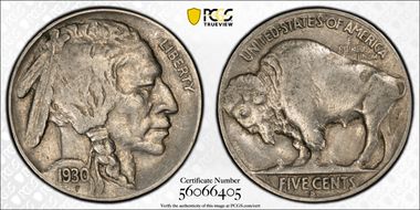 1930-S 5C 2 Feathers, FS-401 VF35