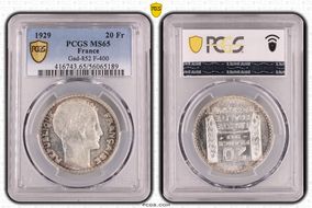 1929 20 Fr Gad-852 F-400 MS65