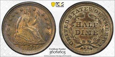 1853 H10C Arrows MS64
