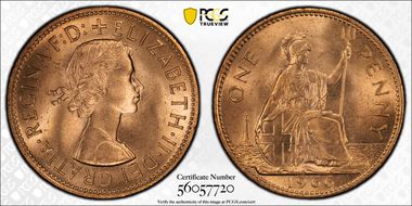 1966 1D S-4157 MS65RD