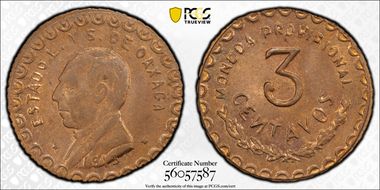 1915 3C KM 713.1 MS64RB