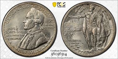 1928 50C Hawaiian MS63