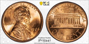 1974-D 1C MS65RD