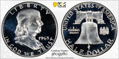 1963 50C PR65