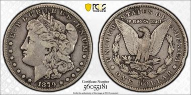 1879-CC $1 Capped Die VF25
