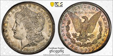 1882-S $1 MS62