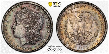 1902-O $1 MS62