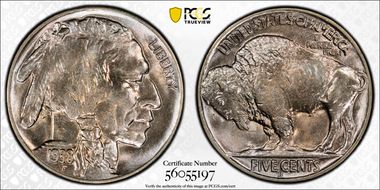 1938-D/D 5C Buffalo MS65