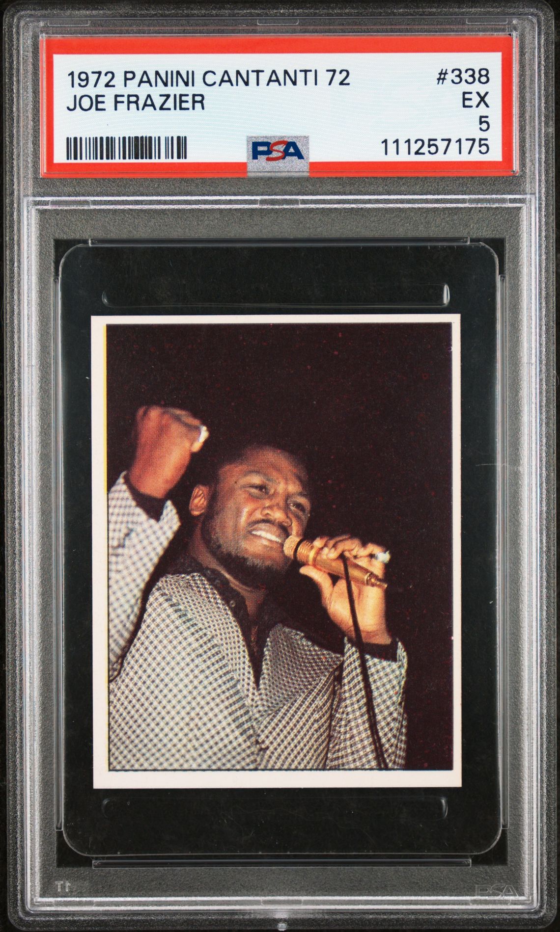 1972 Panini #338 Joe Frazier front