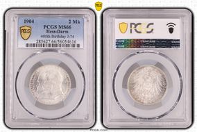 1904 2 Mk 400th Birthday J-74 MS66