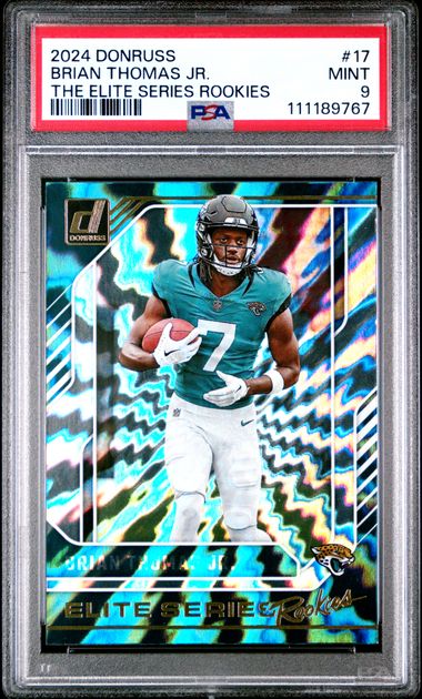 2024 Panini Donruss The Elite Series Rookies Brian Thomas Jr. #17 Mint 9 front