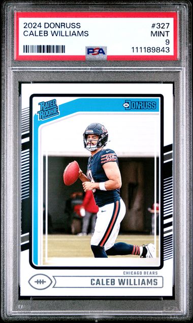 2024 Panini Donruss Caleb Williams #327 Mint 9 front