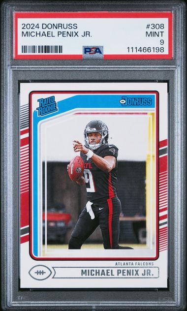 2024 Panini Donruss Michael Penix Jr. #308 Mint 9 front