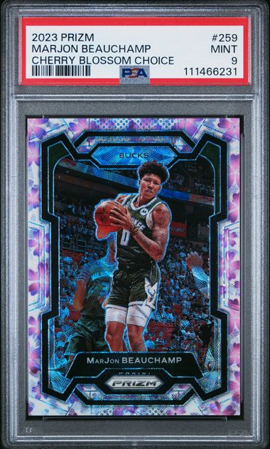 2023 Panini Prizm Marjon Beauchamp #259 (Cherry Blossom Choice) Mint 9 front